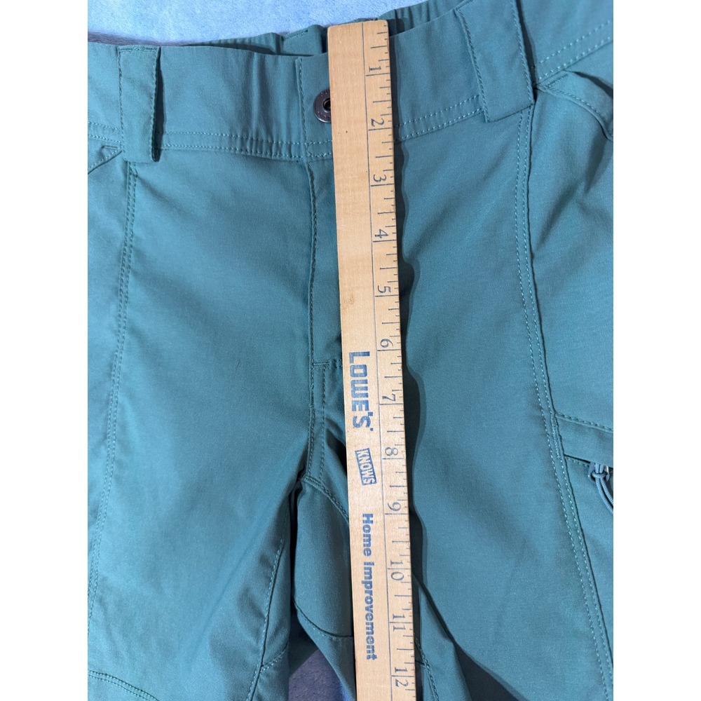 Duluth Trading Co Armachillo Cooling Shorts Women 2 Green Cargo Hiking Outdoor - Picture 9 of 10